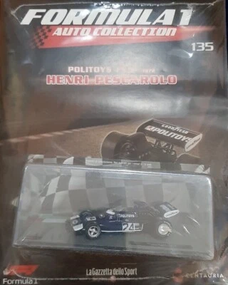 Formule 1 Auto Collection 1:43 N. #135 Politoys FX3 (1972) Henri Pescarolo - Photo 1/4