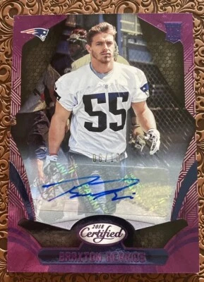 🔥2018 Braxton Berrios Panini Certified Rookie Auto Purple #d6/10 🔥 - Image 1 of 2