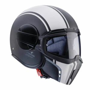 Jethelm Motorrad Roller Caberg Ghost Legend schwarz matt weiß Gr. XS - Bild 1 von 1