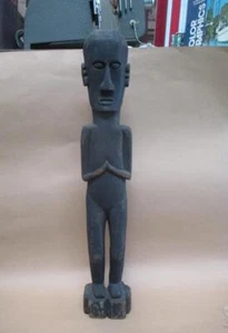 Figure, Pacific Islands, carved timber, Flores Island?, vintage - Picture 1 of 24