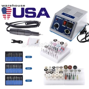 Dental Lab Marathon N3 Micro Motor Polishing Micromotor 35K RPM Handpiece /Burs - Picture 1 of 49