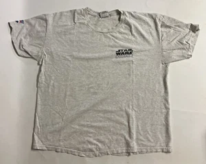 Vintage Star Wars XL Promo Ep. 1 The Phantom Menace Shirt Pepsi Gray Darth Maul - Picture 1 of 9