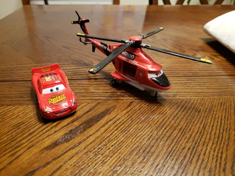 Disney Pixar Rescue Helicopter And Car 95 Used Cover