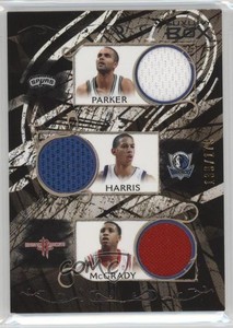 2006 Luxury Box Relics Five Tony Parker Devin Harris Tracy McGrady Chris Paul