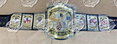 Cinturón Campeonato Washington Redskins con 6 MVP Adulto Talla 2mm Latón Foto 1 de 4