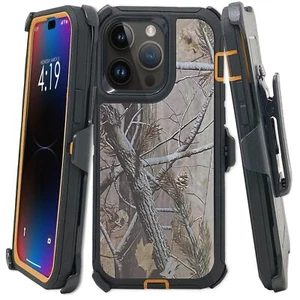 Funda protectora para iPhone 16/Plus/Pro/Max/16E/ con clip para cinturón ajuste Otterbox OrangeTree - Imagen 1 de 6