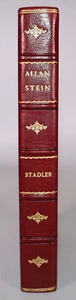 1999 Allan Stein A Novel by Matthew STADLER 1st Edition Quarter Leather Binding - Picture 1 of 15