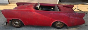 1950s RARE Firebird Ford Thunderbird Jr. Powercar Electric Kiddie Car #245 - Picture 1 of 24