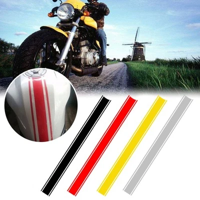 1piece Motorcycle Tank Fairing Cowl Stripes Pinstripe Vinyl Sticker Racing Decal — 第 1/4 张图片