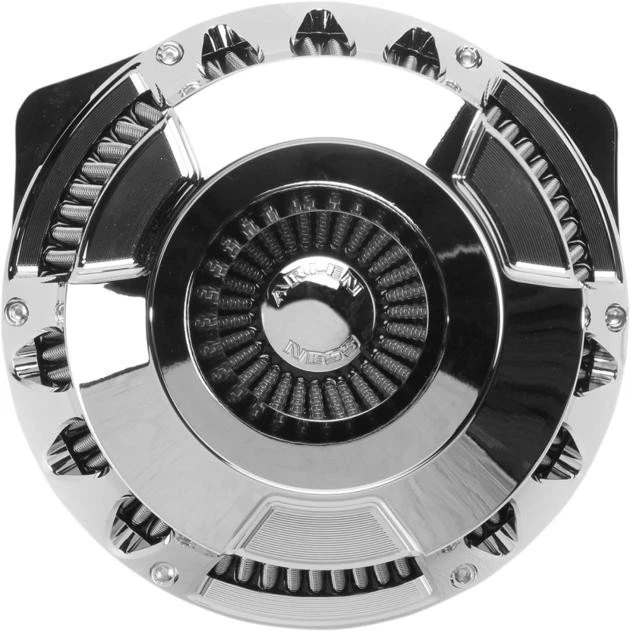Arlen Ness Deep Cut Inverted Air Cleaner Kit Chrome #18-928 Harley Davidson - Изображение 1 из 1