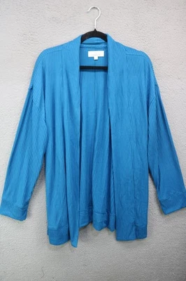 Cárdigan largo Cuddl Duds manga larga frente abierto-grande-bolsillos-suave y acogedor Foto 1 de 4