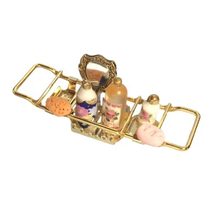 Dolls House Bath Bridge with Accessories (RP16736) - 1:12 Scale Miniatures | ... - Picture 1 of 4
