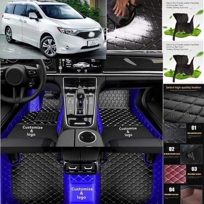 For Nissan Quest Car Floor Mats Luxury Waterproof Liners Carpets Cargo Custom - Изображение 1 из 4