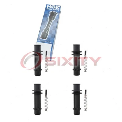 4 pc NGK Ignition Coil Boots for 2014-2016 Cadillac ELR 1.4L L4 Direct Spark tv - Image 1 of 4