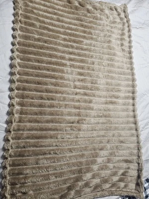 Manta bebé suave 70*100cm poliéster marrón Foto 1 de 3