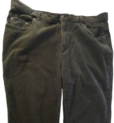 Falls Creek вельветовые брюки темно оливковый эластичной пять карманов женщин четырнадцать короткие - Изображение 1 из 4