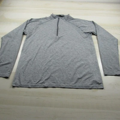 Camisa Lululemon Para Hombre Extra Grande Gris Vent Tech Correr Cremallera Manga Larga Elastizada Foto 1 de 4