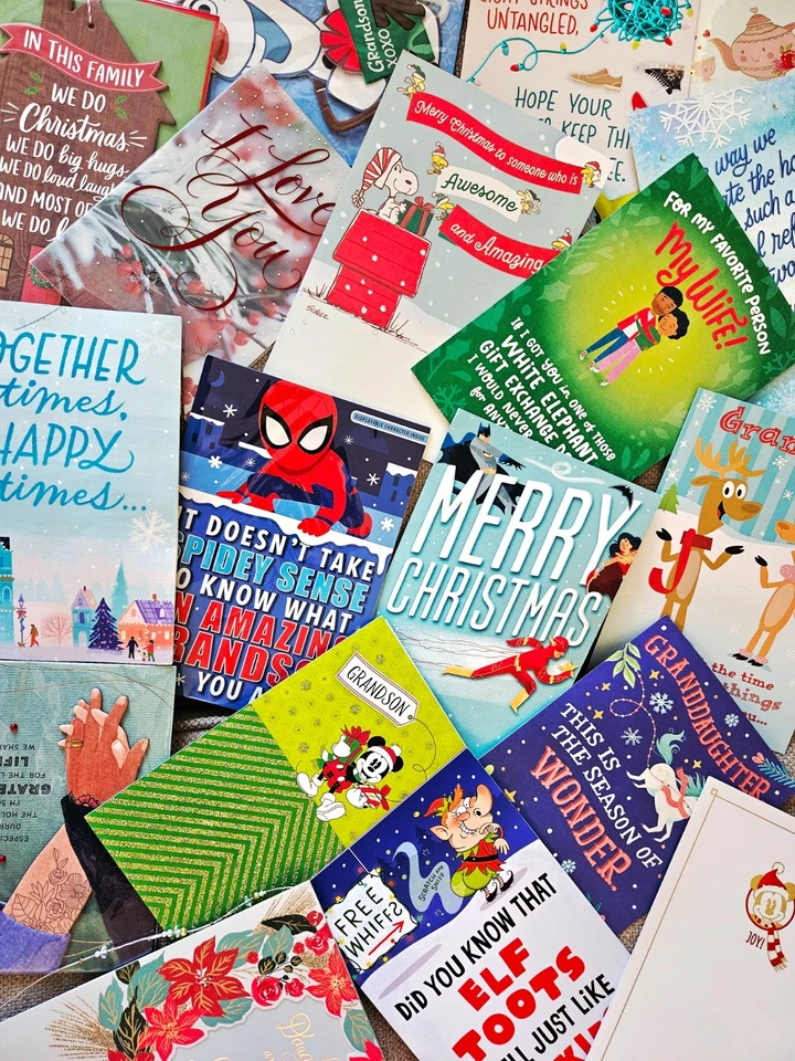 DELUXE CHRISTMAS Greeting Card Lot . Choose YOUR Favorite. Romantic/3D/Pop Up's - Image 1 of 1