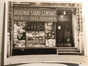 Vintage 1938 Broadway Stamp Company New York N.Y. 7 x 9" Foto Lot von 3 - Bild 1 von 5