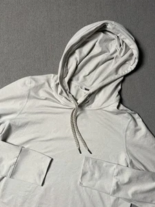 Vuori Hoodie Womens M Beige Halo Essential Performance Pullover Yoga Stretch - Picture 1 of 11