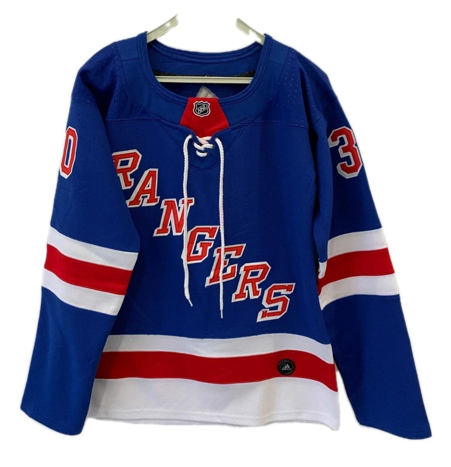 Camiseta Adidas NHL NY Rangers Henrik Lundqvist #30 Juvenil XL Auténtica YXL #116 Foto 1 de 4