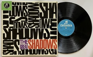 The Shadows The Great Shadows LP Columbia (1963) Mis-Print Germany pressing vg- - Picture 1 of 3