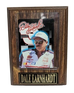 Tarjeta de pala Dale Earnhardt Sr. Nascar Joker placa de madera de 6" X 4,25" - Imagen 1 de 3