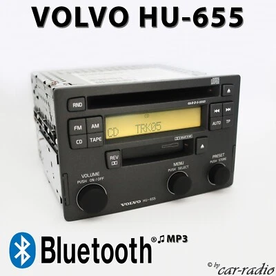 Volvo V40 Radio HU-655 Bluetooth Autoradio P30623403 S40 CD Tape Player HU655 - Bild 1 von 4