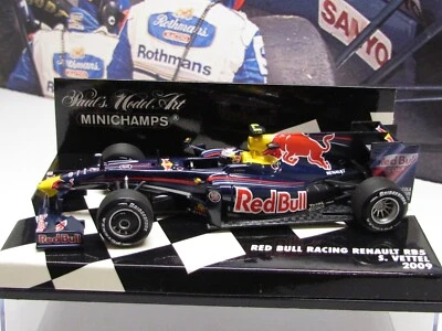 MINICHAMPS /F1 2009 REDBULL RACING RB5 - SEBASTIAN VETTEL - 1/43 SCALE MODEL CAR - Image 1 of 4