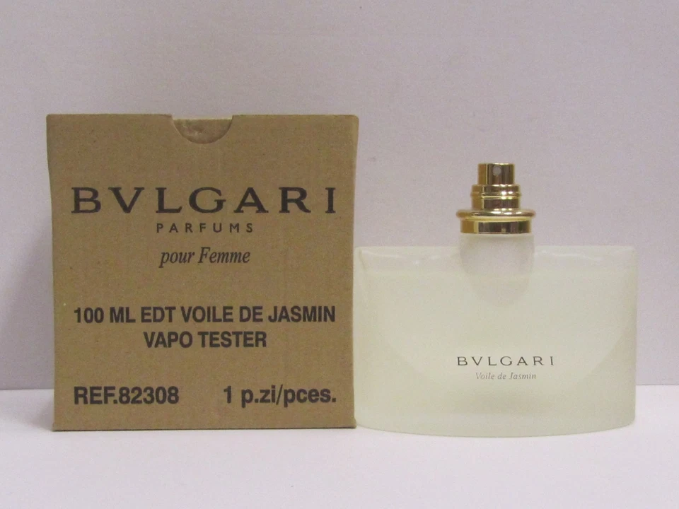 Bvlgari Voile De Jasmin Pour Femme Feminino 3,4 oz Eau de Toilette Spray Testador  - Imagem 1 de 1