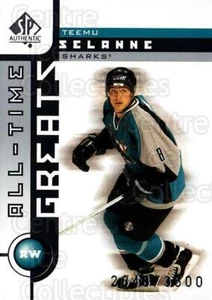 2001-02 SP Authentic #107 Teemu Selanne - Picture 1 of 1
