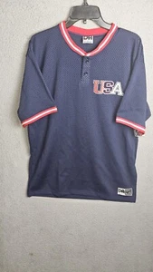 Vintage 90s DON ALLESON USA Mesh Athletic Jersey Shirt Men XL Made USA NWT - Picture 1 of 9