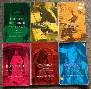 Set of 6 CASE STUDIES IN CULTURAL ANTHROPOLOGY (1960 & 1962) Softcover - Picture 1 of 6