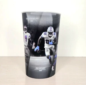 Lenticular Dallas Cowboys Cup With Dak Prescott Dez Bryant Jason Witten... - Picture 1 of 3