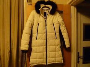 BNWT TED BAKER AGE 13 YEARS WHITE PADDED WINTER PROOF COAT - Picture 1 of 6