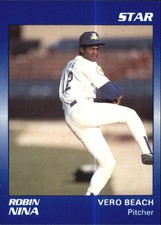 1990 Vero Beach Dodgers Star #20 Robin Nina