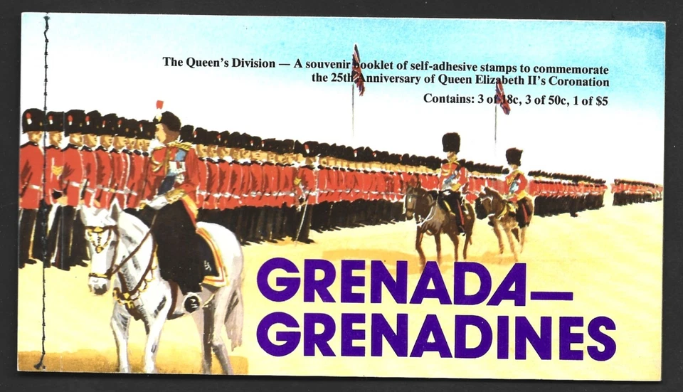 GRENADA  GRENADINES     25th ANNIVERSARY OF CORNATION QUEEN ELIZBETH II BOOKLET - Изображение 1 из 1