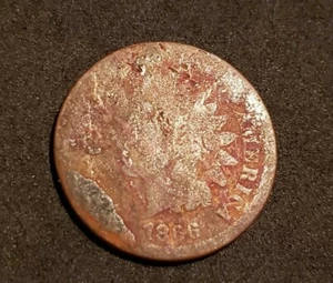 Cen Indian Head 1866 - Imagen 1 de 2