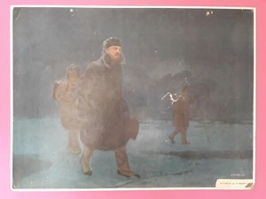 Soviet Vintage Poster USSR Original 54X40 cm. Lenin goes to emigration - Picture 1 of 12