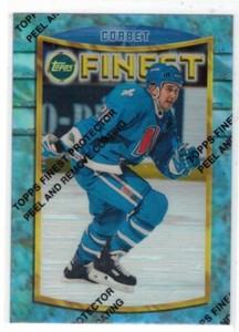 1994-95 FINEST REFRACTOR RENE CORBET #97 SWEET! NORDIQUES