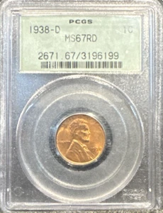 1938-D PCGS MS67RD - Picture 1 of 6