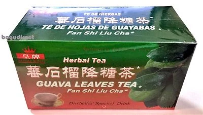 5 Cajas Royal King 100% Natural Hojas de Guayaba Té Diabéticos Bebida Especial-100 Bolsas Foto 1 de 4