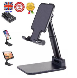 Adjustable height iPhone Samsung Desk Stand Holder Mobile Phone Folding Portable