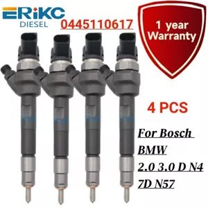Auto Common Rail Injector 0445110617 7810702 for BMW 2.0 3.0 D N47D N57 - Bild 1 von 7