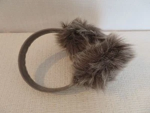 NEW J.CREW  TOSCANA SHEARLING EARMUFFS, 99319, GRAY, ONE SIZE, $118 - Picture 1 of 2