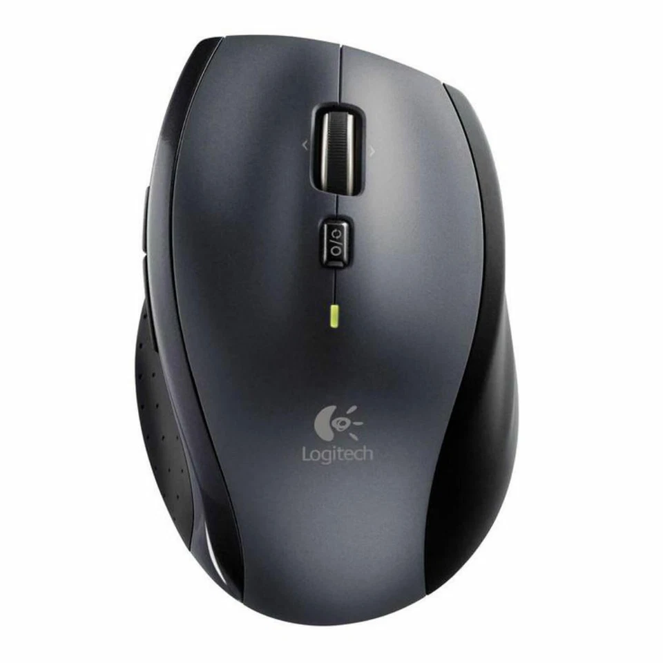 Logitech M705 Marathon Wireless Maus Schwarz Mouse Kabellos Lasermaus 7 Tasten - Bild 1 von 4