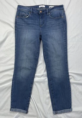 Jessica Simpson Jeans Women's Sz. 6/28 Rolled Crop Skinny Cotton Blend 8" Rise - Image 1 of 4
