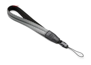 19683 Official Leica "for Leica SOFORT" Wrist Strap "Black x Light Gray" ◇ - Picture 1 of 1