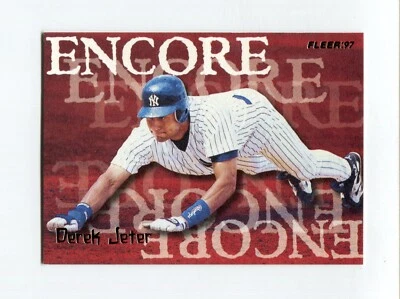 1997 Fleer Encore Derek Jeter #703 New York Yankees HOF - Image 1 of 2