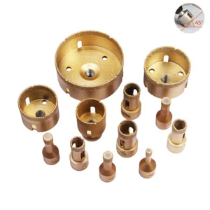 Vacuum Brazed Diamond Drill Bits Core Hole Saw Dia 6~131mm M14 Ceramic Marble - Picture 1 of 7